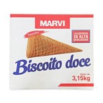 Casquinha Biscoito Doce Sorvete Marvi 300 Un