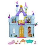 Castelo Casa Palácio Real Gigante com Acessórios e Móveis Princesas Disney - Possui Mais de 90 Centímetros de Altura - Compatível com Boneca Barbie - Hasbro
