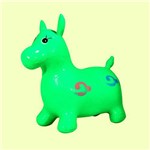 Cavalo Pula Pula Verde - Art Brink