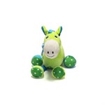 Cavalo Verde de Pelúcia - Chocalho Infantil - Unik Toys