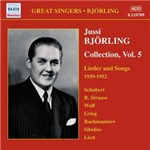CD Bjorling Collection, Vol. 5: Lieder And Songs (Importado)