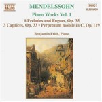 CD Mendelssohn - Piano Works Vol 1