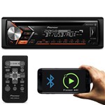 Cd Player Automotivo Pioneer Deh-S4080BT 1 Din Bluetooth USB Aux Rca Fm MP3 Wma Smartphone Mixtrax
