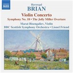 CD Violin Concerto Symphony N 18 The Jolly Miller Overture (Importado)