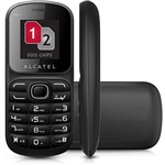 Celular Alcatel OT-217 Desbloqueado. Preto. Dual Chip e Memória Interna 1.8MB