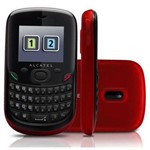 Celular Alcatel Ot-355 Vermelho Desbloqueado Dual Teclado Qwerty Camera Integrada
