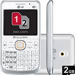 Celular Dual Chip LG C397 Desbloqueado Branco Wi-Fi Memória Interna 1GB e Cartão 2GB