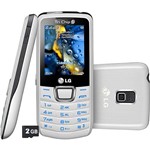 Celular LG A290 Desbloqueado Oi Prata - Tri Chip Memória Interna 4MB e Cartão de Memória 2GB