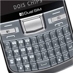 Celular LG C199 Desbloqueado Tim, Cinza, Dual Chip, Câmera 2.0MP, Wi-Fi, Memória Interna 50MB e Cartão 2GB