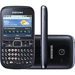 Celular Samsung Ch@t 333 Duos, Desbloqueado, Preto, Dual Chip, Câmera 2MP, Teclado Querty, MP3 Player, Rádio FM e Bluetooth