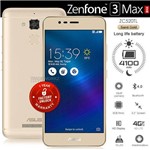 Celular Smartphone Asus Zenfone 3 Max, 32gb Zc520tl Dourado