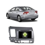 Central Multimídia Honda Civic 2007 a 2011 Tela 6 Android Tv Dvd Gps