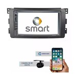Central Multimídia Universal Dvd Smart For Two + Módulo Mirror Link + Moldura Especifica