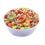 Cereal de Milho Colorido Sabor Frutas - Fruit Rings (granel 1kg)