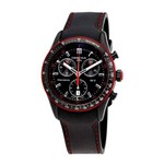 Certina Men''s DS-2 Black Silicone Band Steel Case Sapphire Crystal Quartz Analog Watch C024.447.17.0