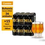 Cerveja Bohemia Escura 350ml (36 Unidades) + Taça Bohemia Pilsen 380ml (15 Unidades)