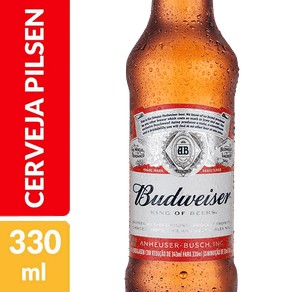 Cerveja Budweiser 330ml (Long Neck)