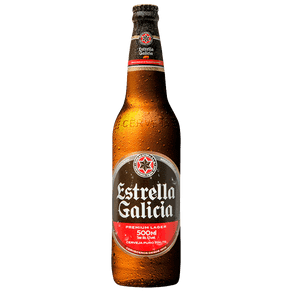 Cerveja Estrella Galicia 500ml (Garrafa)