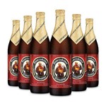 Cerveja Franziskaner Hefe Weissbier Dunkel 500ml Caixa com 6 Unidades