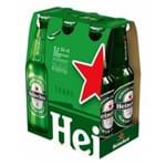 Cerveja Heineken Long Neck 330 Ml C/ 6 Unidades