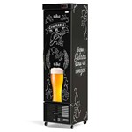 Cervejeira Refrigerada Slim Vertical Lousa Bar Crv-250/b Conservex
