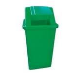 Cesto Coletor de Lixo 100L C/tampa Verde CD11VD - Bralimpia