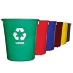 Cesto de Lixo Cônico Verde – Vidro Menn