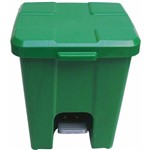 Cesto / Lixeira Plástica com Pedal 30 Litros JSN P30 Verde