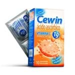 Cewin 1g Efervescente Laranja com 10 Comprimidos