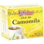 Chá de Camomila Kisabor 10g Contém 10 Saches
