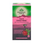 Chá Tulsi Pétalas de Rosa 25 Sachês - Organic India