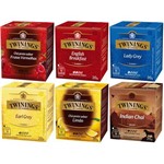Chá Twinings Of London Chá Preto Conjunto 6 Caixas com 60 Sachês