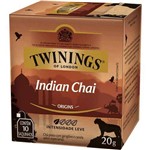 Chá Twinings Of London Chá Preto Indian Chai Caixa com 10 Sachês