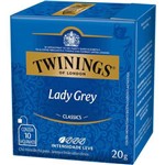 Chá Twinings Of London Chá Preto Lady Grey Caixa com 10 Sachês