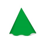 Chapéu de Aniversário Festa Colors Verde 8 Unidades