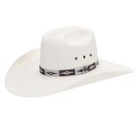Chapéu de Cowboy Branco Texas Diamond Aba Larga 21064 - Branco - 56