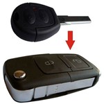 Chave Canivete Telecomando Alarme Original Volkswagen Fox Crossfox + Code