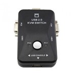 Chaveador Switch Kvm 2 Portas Entrada Vga e USB