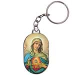 Chaveiro Chapinha - Sagrado Coração de Maria | SJO Artigos Religiosos
