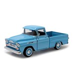 Chevy Apache Fleetside Pickup 1958 1:24 Azul