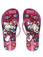 Chinelo Hello Kitty Infantil para Menina - Rosa