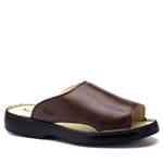 Chinelo Masculino 305 em Couro Floater Tabaco Doctor Shoes