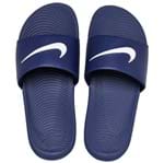 Chinelo Slide Nike Kawa 832646-400 Azul Marinho/Branco