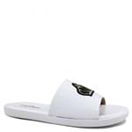Chinelo Zariff Shoes Slide Bordado Branco
