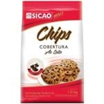 Chips Chocolate Forneáveis ao Leite Cobertura 1,01kg - Sicao