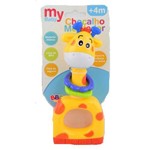Chocalho Mordedor Girafa - Livre de BPA Bbr Toys