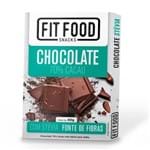 Chocolate 70% Cacau Adoçado com Stevia - Fit Food - 40g