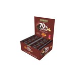 Chocolate 70% Cacau com Castanha do Pará Zero Açucar Display 36x14g