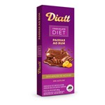 Chocolate Diatt Passas ao Rum Diet 25g