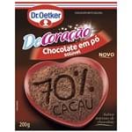 Chocolate em Pó 70% Cacau Dr.Oetker 200g